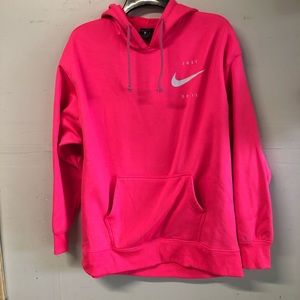 Womens Medium Nike Bright Pink Hoodie